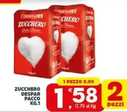 Despar Sicilia Zucchero Despar offerta