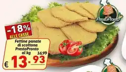 Ipercarni Fettine panate di scottona PrestoPronto offerta