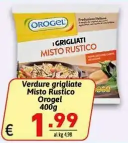 Ipercarni Verdure grigliate Misto Rustico Orogel offerta