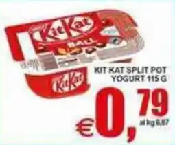 Pewex Kit Kat split pot yogurt offerta