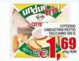 Pewex Citterio unduetris petto tacchino offerta