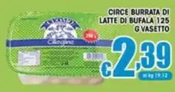 Sacoph Circe burrata di latte di bufala offerta