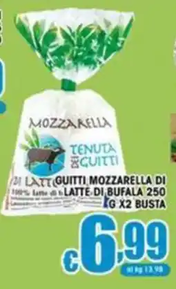 Sacoph Mozzarella di bufala Tenuta Guitti offerta