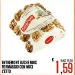 Supermercati EffePiù Entremont buche noix formaggio con noci offerta