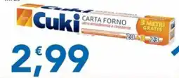 Sidis Cuki carta forno offerta