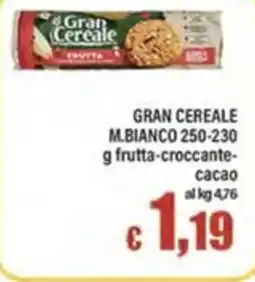 Top Supermercati Gran Cereale frutta-croccante-cacao offerta