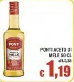 Top Supermercati Ponti aceto di mele offerta