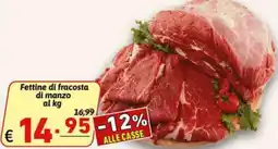 Ipercarni Fettine di fracosta di manzo offerta