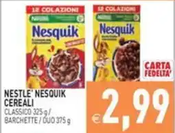 Pim Supermercati Nestlé Nesquik Cereali Classico offerta