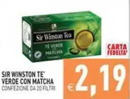 Pim Supermercati Sir Winston Te' Verde con Matcha offerta