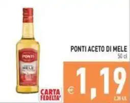 Pim Supermercati Ponti aceto di mele offerta