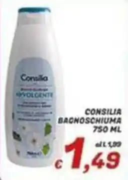 Idromarket Consilia bagnoschiuma avvolgente offerta