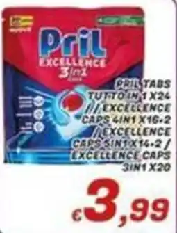 Idromarket Pril Excellence 3in1 offerta