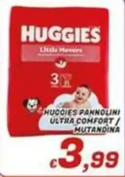 Idromarket Huggies pannolini ultra comfort / mutandina offerta