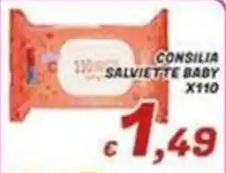 Idromarket Consilia salviette baby offerta