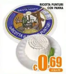 Sacoph Ricotta punturi con panna offerta