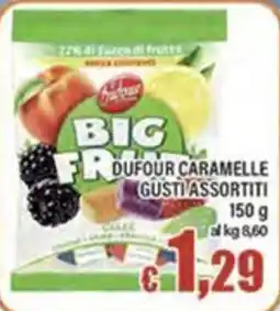 Top Supermercati Dufour caramelle gusti assortiti offerta