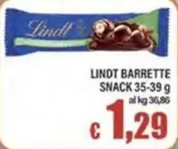 Top Supermercati Lindt barrette snack offerta