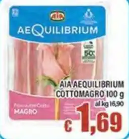 Top Supermercati Aia Aequilibrium Cotto Magro offerta