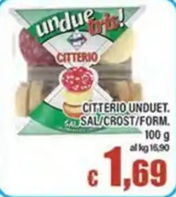 Top Supermercati Citterio undue tris! sal/rost/form. offerta