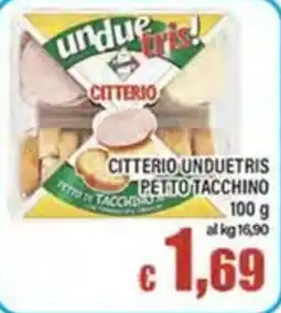 Top Supermercati Citterio unduetris petto tacchino offerta