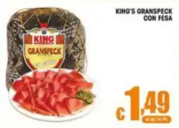 Sacoph King Granspeck con fesa offerta