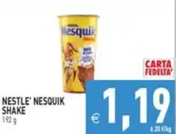Pim Supermercati Nestlé Nesquik Shake offerta
