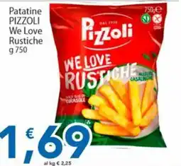 Sidis Patatine Pizzoli We Love Rustiche offerta