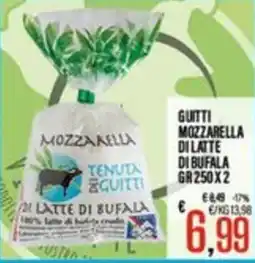 Supermercati EffePiù Mozzarella di latte di bufala Tenuta di Guiti offerta