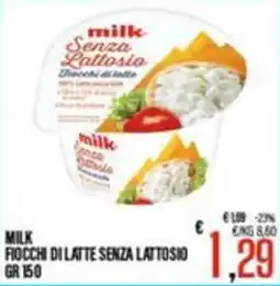 Supermercati EffePiù Milk fiocchi di latte senza lattosio offerta