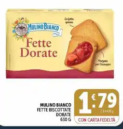 Deco Market Mulino Bianco Fette Biscottate Dorate offerta
