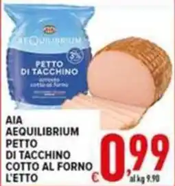 Iper Triscount Aia aequilibrium petto di tacchino cotto al forno offerta