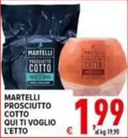 Iper Triscount Martelli prosciutto cotto offerta