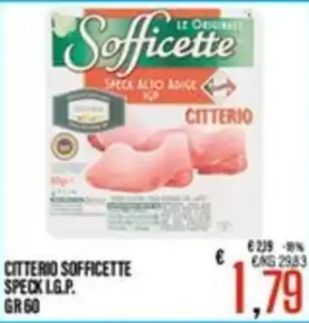 Citterio Sofficette Speck L.G.P.