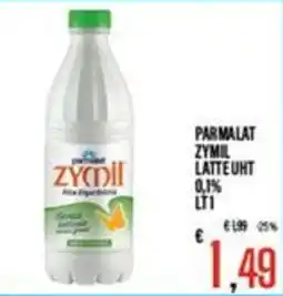 Supermercati EffePiù Parmalat Zymil Latte UHT offerta