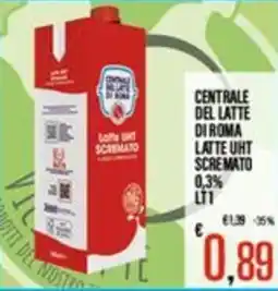 Supermercati EffePiù Latte UHT scremato offerta