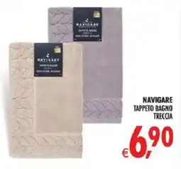 Deco Superstore Navigare tappeto bagno treccia offerta