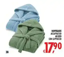 Deco Superstore Navigare accappatoio adulto con cappuccio offerta
