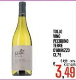 Supermercati EffePiù Tollo vino pecorino terre d'abruzzo offerta