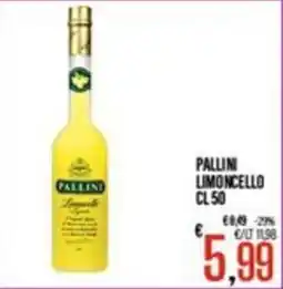 Supermercati EffePiù Pallini Limoncello offerta