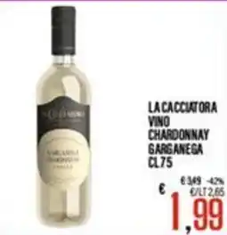 Supermercati EffePiù La Cacciatore Vino Chardonnay Garganega offerta
