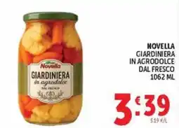 Deco Market Novella giardiniera in agrodolce dal fresco offerta
