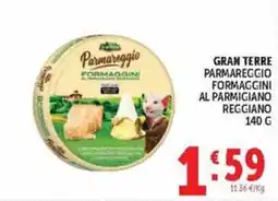 Deco Market Parmareggio formaggini al parmigiano reggiano offerta