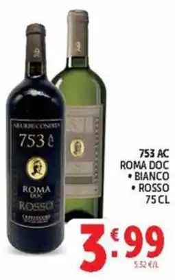 Deco Market 753 AC Roma DOC Rosso offerta
