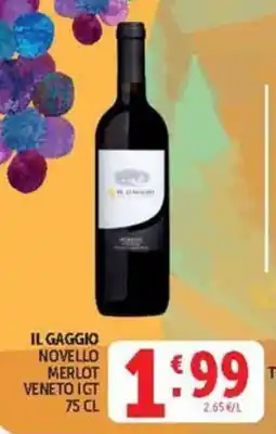 Deco Market Il Gaggio Novello Merlot offerta