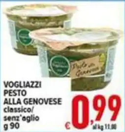 Iper Triscount Vogliazzi pesto alla genovese classico offerta