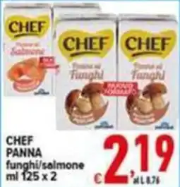 Iper Triscount Chef panna funghi/salmone offerta