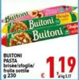 Iper Triscount Buitoni pasta offerta