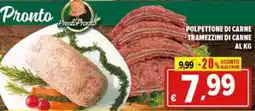 Iper Triscount Polpettone di carne Tramezzini di carne offerta