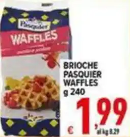 Iper Triscount Brioche Pasquier Waffles offerta